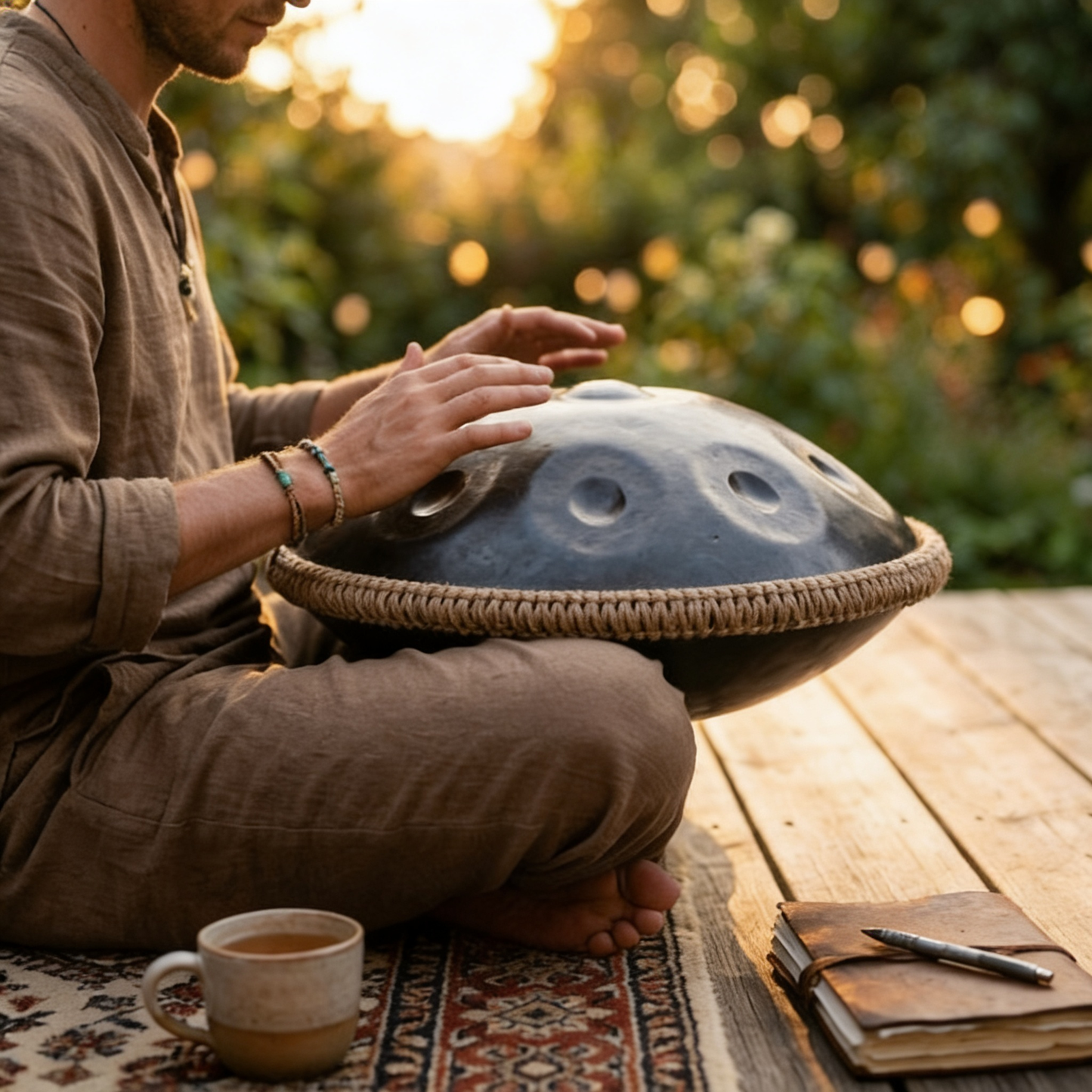 Handpan Éclipse Noire