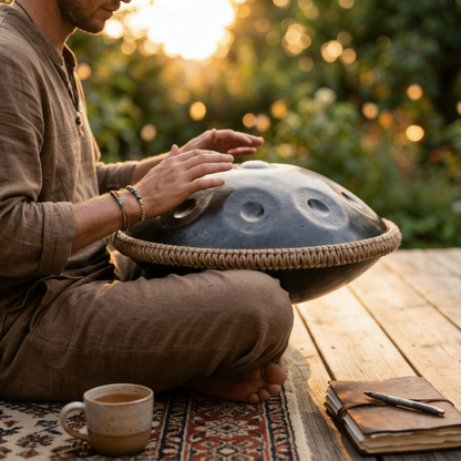 Handpan Éclipse Noire