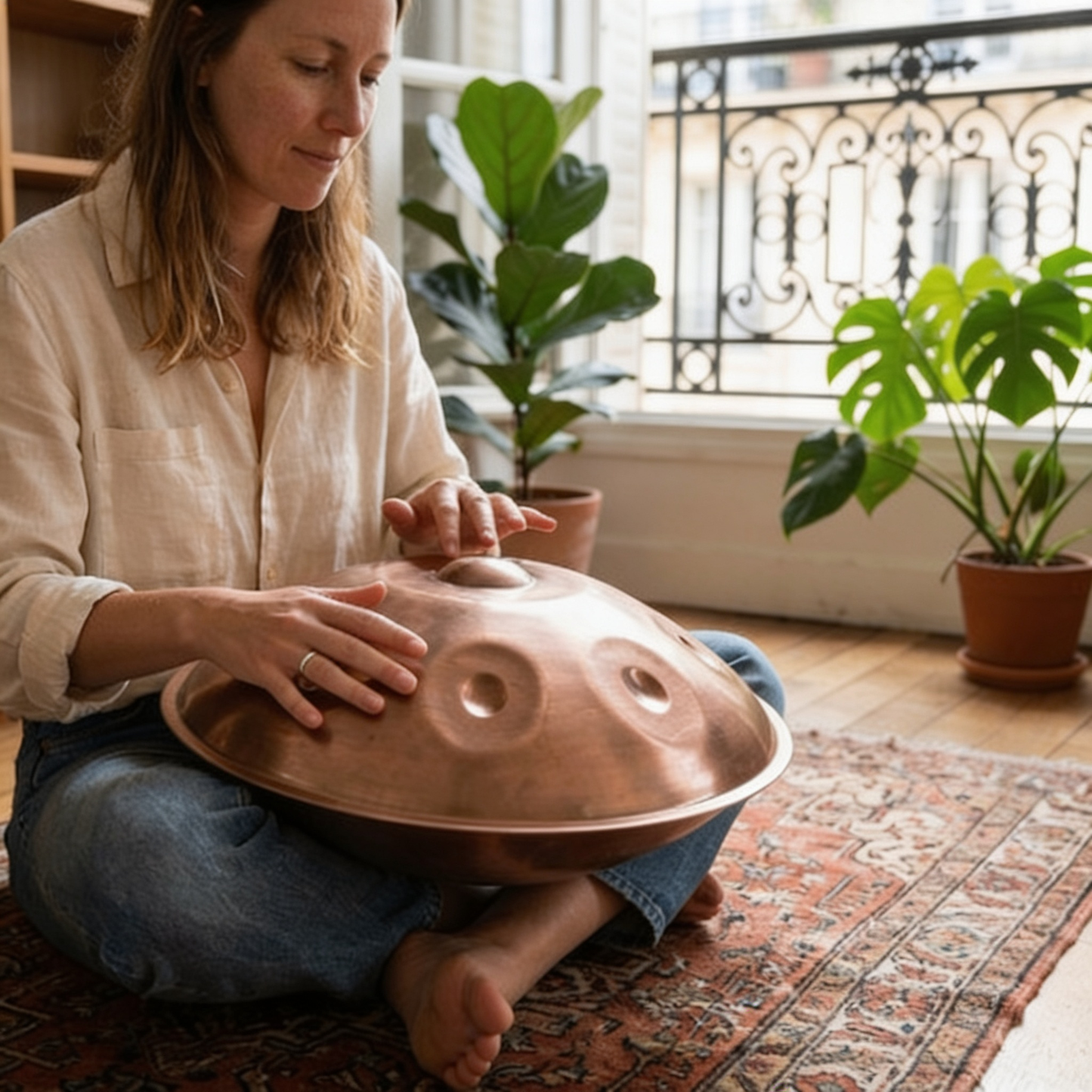 Handpan Bronze Antique
