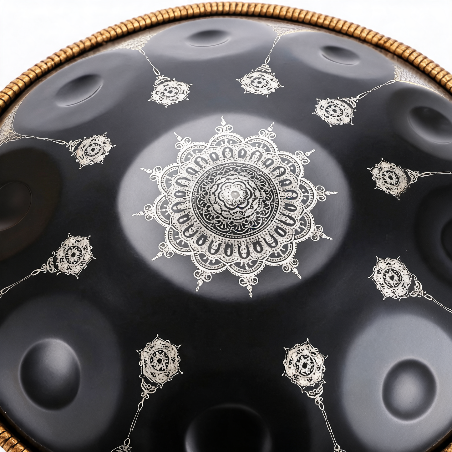 Handpan Lotus Argenté