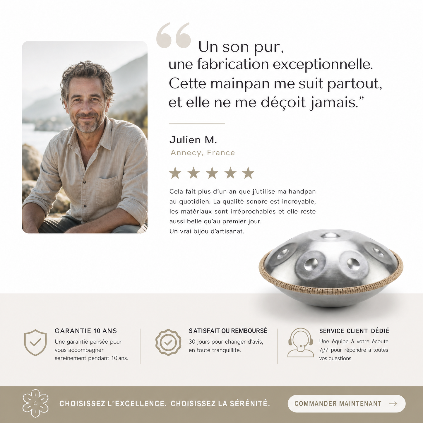 Handpan Étoile Polaire